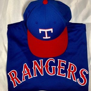 Texas Rangers Hat & Shirt